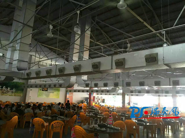餐廳降溫解決方案——安裝潤東方環(huán)?？照{(diào)圖片